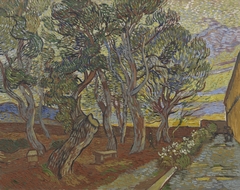 Garden of the Asylum by Vincent van Gogh