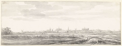 Gezicht op Leiden by Aelbert Cuyp