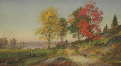 Greenwood Lake by Jasper Francis Cropsey