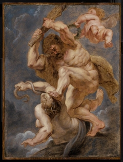 Hercules as Heroic Virtue Overcoming Discord by Peter Paul Rubens