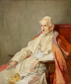 His Holiness Pope Leo XIII by Philip de László