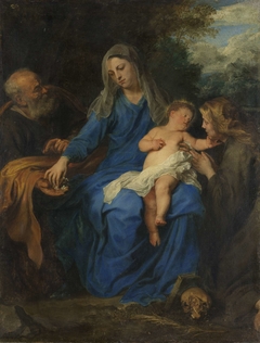 Holy Family with Mary Magdalene by Unknown Artist