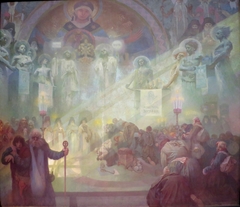 Holy Mount Athos by Alphonse Maria Mucha