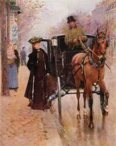 Home, Driver! by Jean Béraud