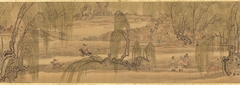 Horseback Riding at West Lake by Maruyama Ōkyo