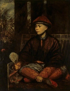 Huang Ya Dong (Wang-Y-Tong) (b. c. 1753- fl. in England 1770/76) by Joshua Reynolds