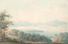 Hugh William Williams - Loch Lomond from Knock Our Wood - ABDAG003441 by Hugh William Williams