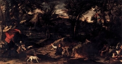 Hunting by Annibale Carracci