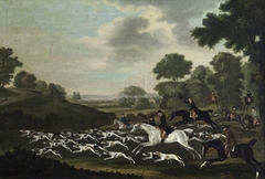 Hunting Scene: Hounds in Full Cry by James Seymour