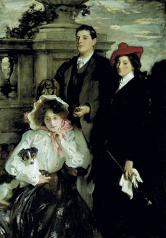 Hylda, Almina and Conway, Children of Asher Wertheimer by John Singer Sargent