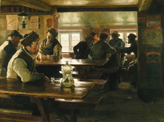 Interior of a Tavern by Peder Severin Krøyer