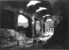 Interior view of the Roman Colosseum by Willem van Nieulandt II