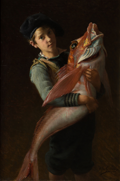 It was my father who caught it! by Alfred Guillou