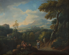 Italian Landscape by Jan Frans van Bloemen