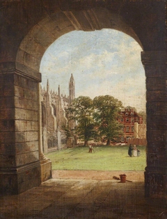 King’s College Chapel from the Gibbs Building, Cambridge by Charles Radclyffe