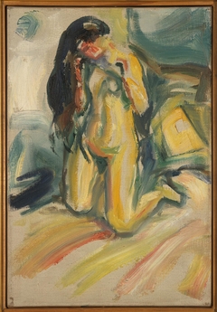 Kneeling Nude by Edvard Munch