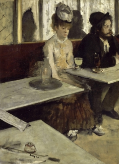 L'absinthe or In a Café by Edgar Degas