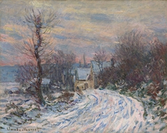 L'entrée de Giverny en hiver by Claude Monet