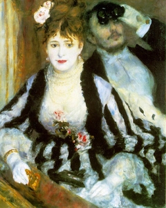 La loge by Auguste Renoir