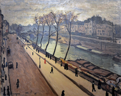 La Seine vue du quai des Grands-Augustins by Albert Marquet