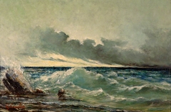 La vague by Gustave Courbet