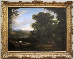 Landscape with Cattle and Peasants by Claude Lorrain