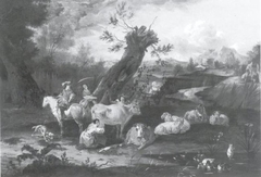 Landscape with Cattle by Nicolaes Pieterszoon Berchem