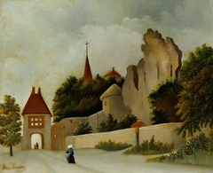 Landscape with Ruins by Henri Rousseau