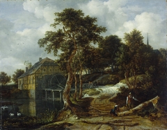 Landscape with watermill by Jacob van Ruisdael