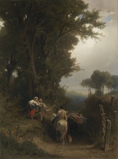 Landschaft in der Gegend von Cerveteri by Ernst Schweinfurth