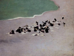 Laveuses à Étretat by Félix Vallotton