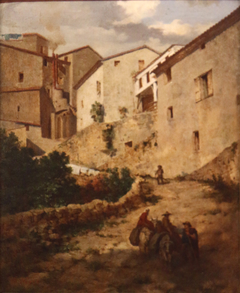 Le quartier des Moulins de Grasse. by Charles Nègre