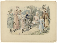 Le Salon de la Mode et du Costume Paris, 1890, No. 972 by Lefranco