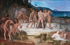 Le Travail by Pierre Puvis de Chavannes