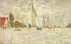 Les barques. Régates à Argenteuil by Claude Monet