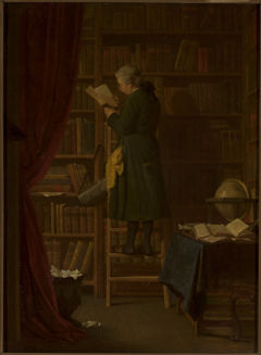 Librarian (In a library). by Georg Reimer