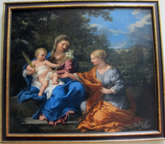 Madonna and Child with St. Martina by Pietro da Cortona