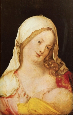 Maria mit Kind an der Brust by Albrecht Dürer