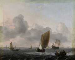 Marine, Choppy Sea by Ludolf Bakhuizen