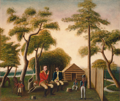 Marion Feasting the British Officer on Sweet Potatoes by George Washington Mark