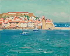 Mer agitée à Collioure by Albert Marquet