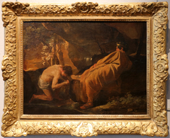 Midas à la source du Pactole by Nicolas Poussin