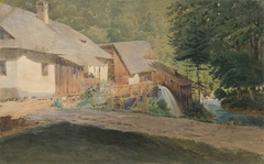 Mill on the Edge of the Forest by Friedrich Carl von Scheidlin