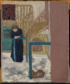 Mme Vuillard in a Set Designer's Studio by Édouard Vuillard