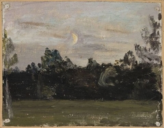 Moonlit evening in Maryino by Jan Ciągliński