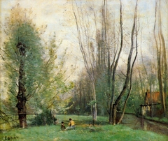 Morning near Beauvais by Jean-Baptiste-Camille Corot