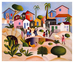 Morro da favela by Tarsila do Amaral