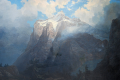 Mount Brewer from King's River Canyon, California by Albert Bierstadt