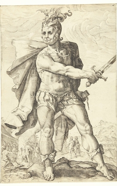 Mucius Scaevola by Lucas van Haelwech