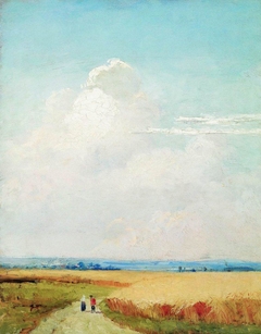 Noon near Moscow. Study by Ivan Shishkin